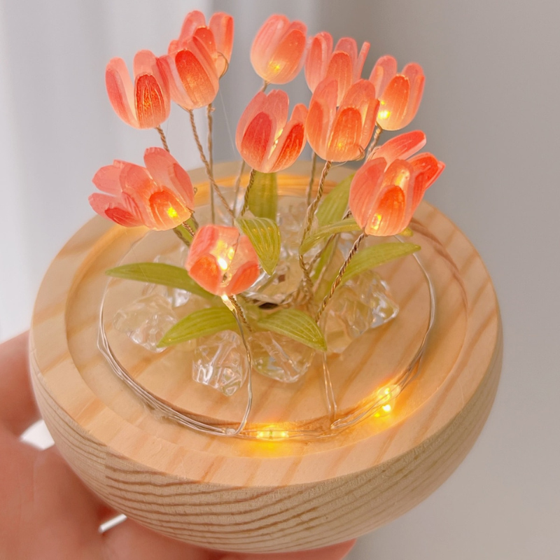 Handcrafted DIY Tulip Night Lamp